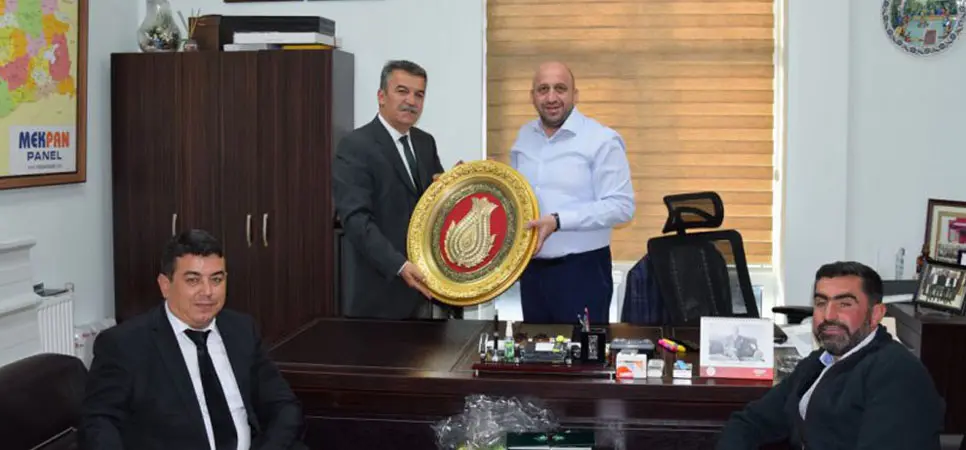 Plaque Presentation to Benevolent with the Contributions of Hatunsaray Primary School